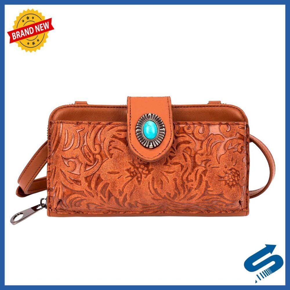 Vintage Western Crossbody Bag Adjustable Strap Phone Purse Clutch Boho Chic